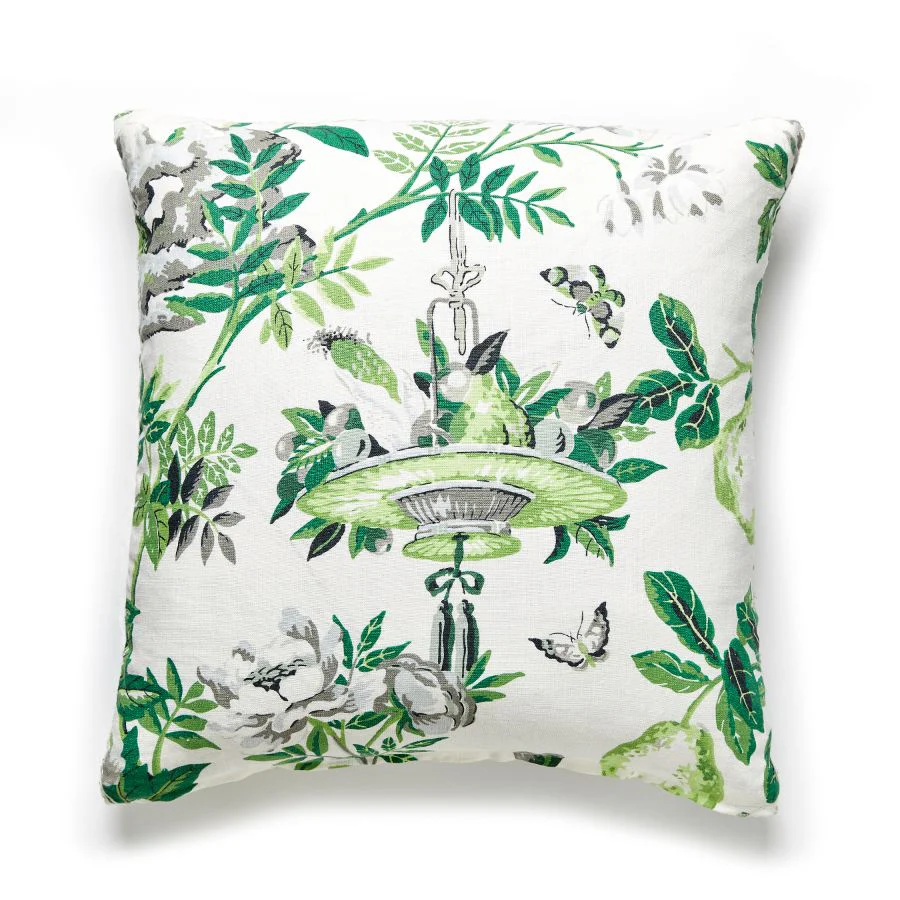 SCSHANTPILL0003 | Shantung Garden, Verdance - Scalamandre Pillows