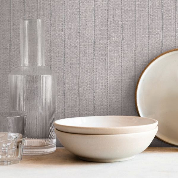 Si26127 | Signature Textures 3, Cording Stripe Dove Grey - York Wallpaper - Image 3