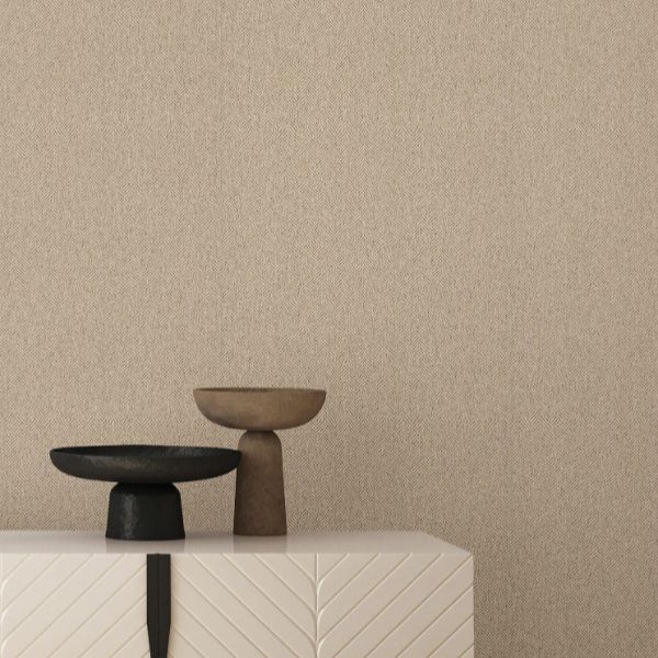 Si26130 | Signature Textures 3, Tailored Chevron Hazelnut - York Wallpaper - Image 2