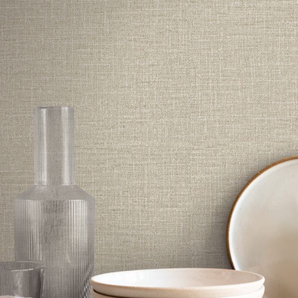 Si26142 | Signature Textures 3, Loom Warm Grey - York Wallpaper - Image 3