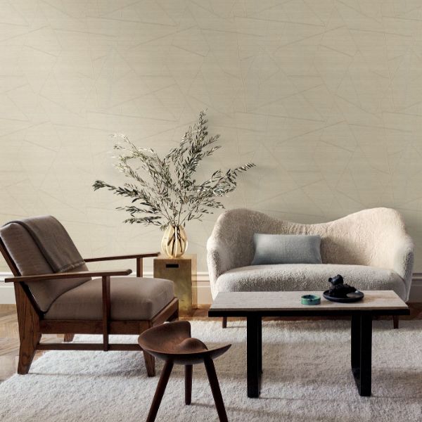 Si6822 | Signature Textures 3, Lisle Toasted Almond - York Wallpaper - Image 2