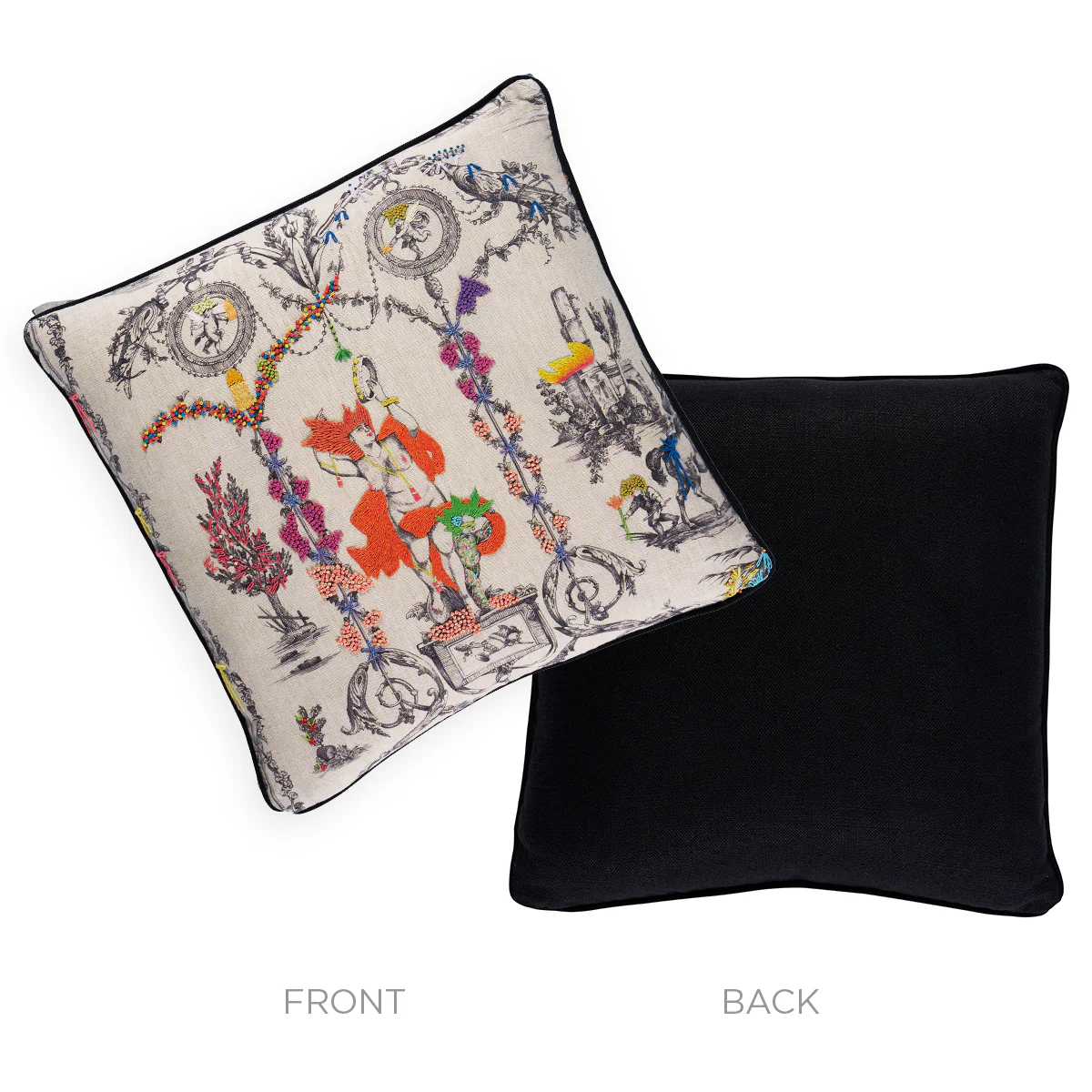 So8452004 | La Liberté Americaine Pillow, Multiverse - Schumacher Pillows - Image 3