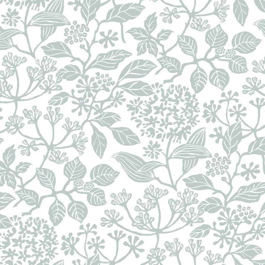 Vp1346 | Jardin, Rowen Light Blue Botanical - Antonina Vella Wallpaper