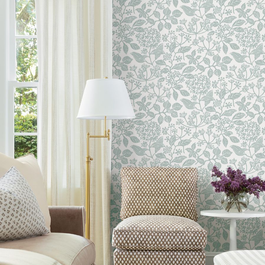 Vp1346 | Jardin, Rowen Light Blue Botanical - Antonina Vella Wallpaper - Image 2