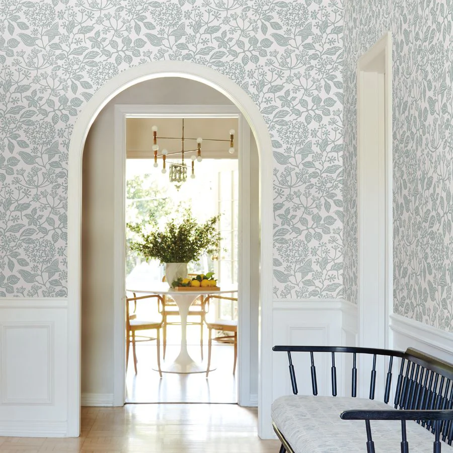 Vp1346 | Jardin, Rowen Light Blue Botanical - Antonina Vella Wallpaper - Image 3