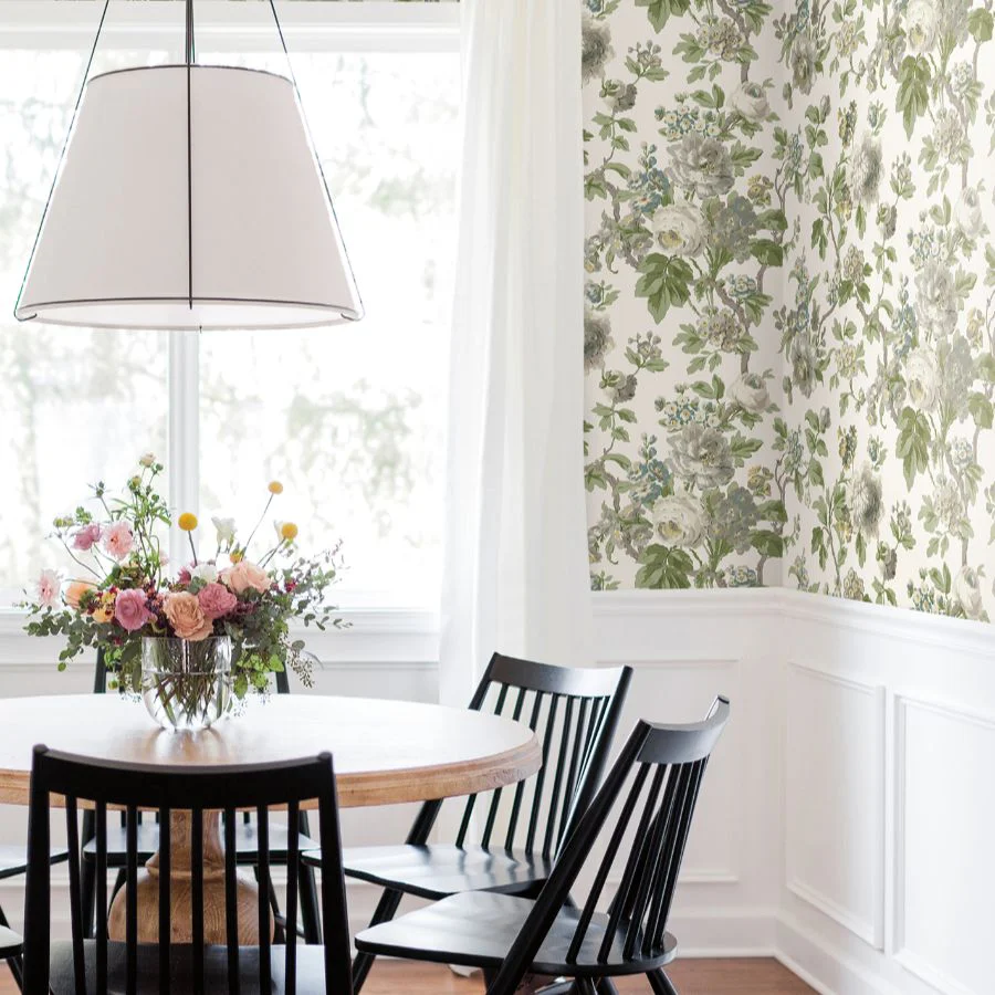 Vp1353 | Jardin, Beatrix Neutral Vintage Floral - Antonina Vella Wallpaper - Image 2