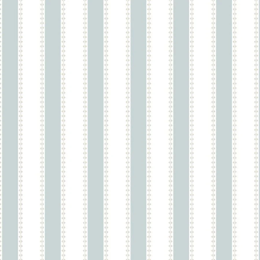 Vp1371 | Jardin, Tilford Light Blue Awning Stripe - Antonina Vella Wallpaper