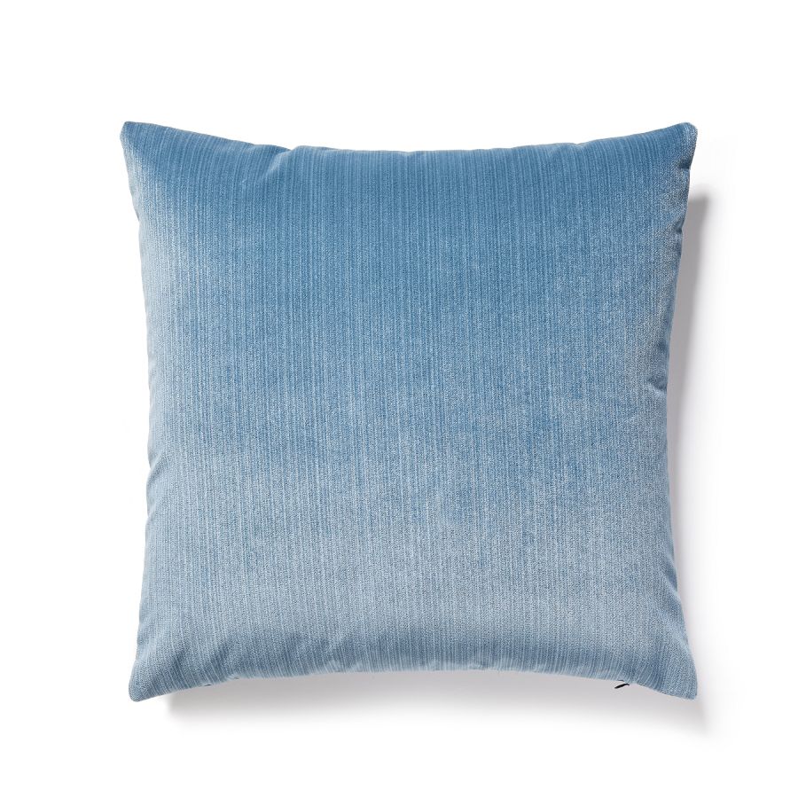 VWSTRIEPILL0004 | Strie Velvet, Peacock - Scalamandre Pillows
