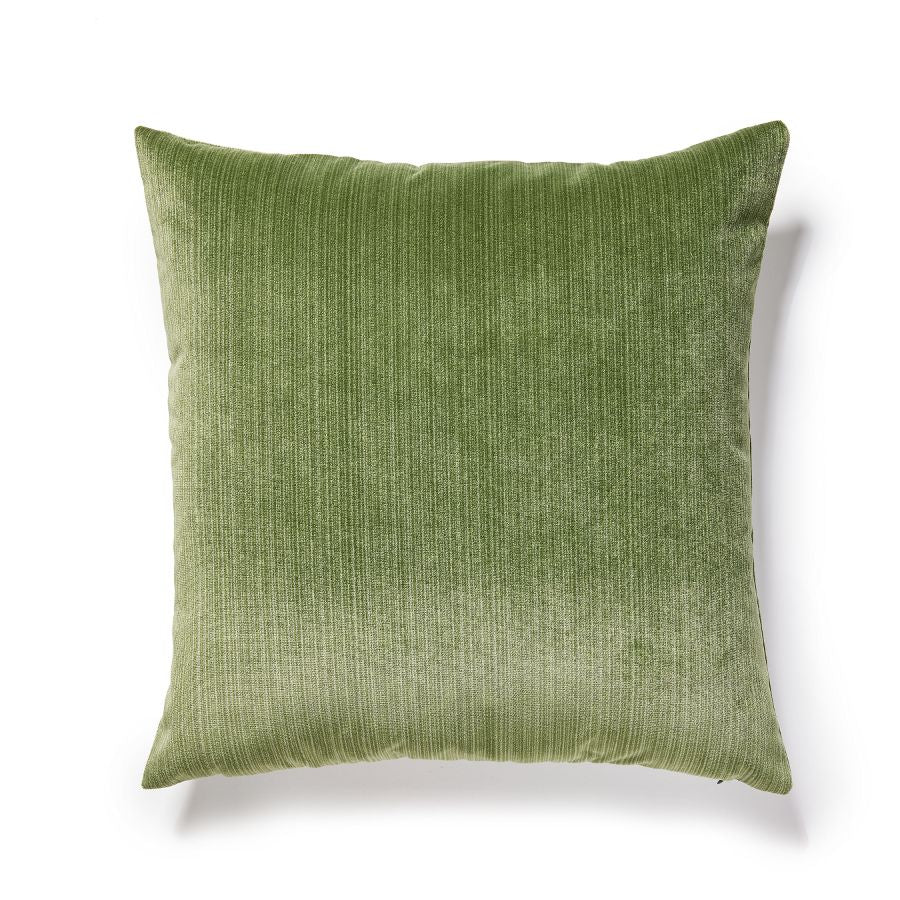 VWSTRIEPILL0024 | Strie Velvet, Balsam - Scalamandre Pillows