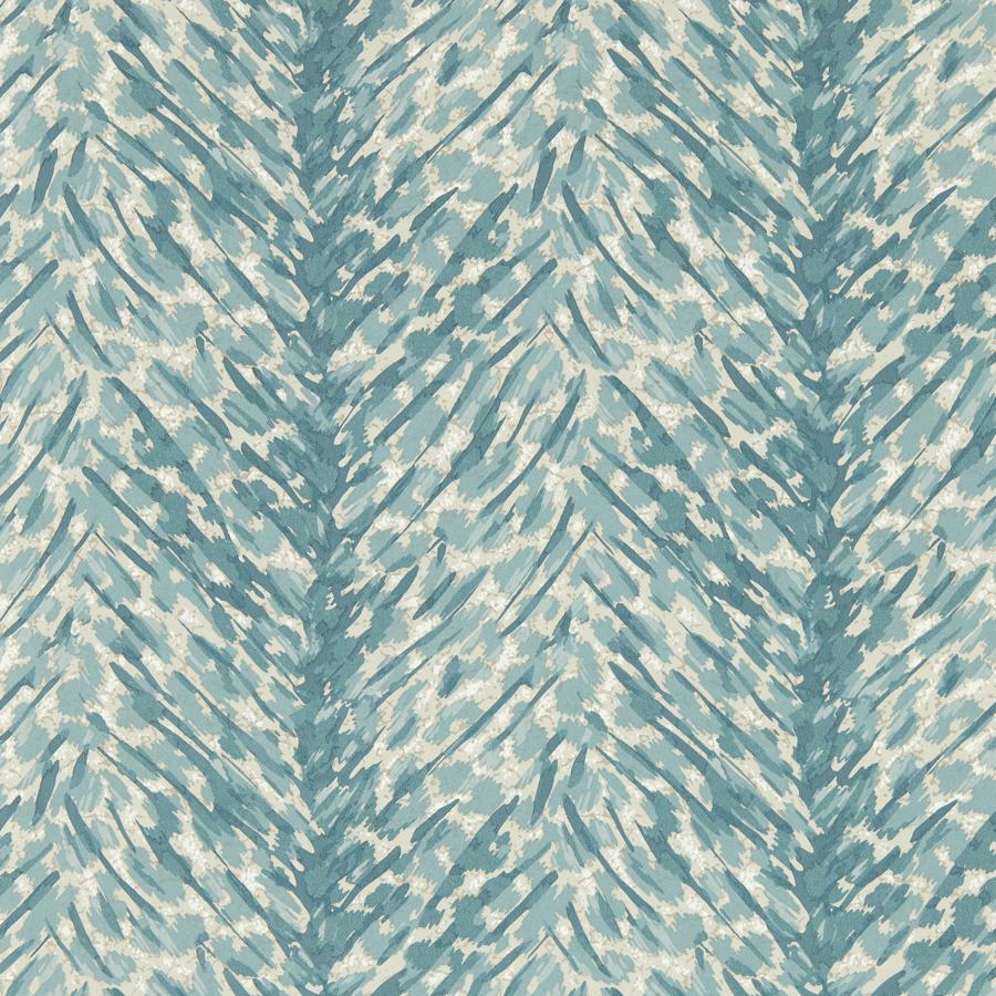 W0190/03 | Pokot, Blue Animals - Clarke And Clarke Wallpaper