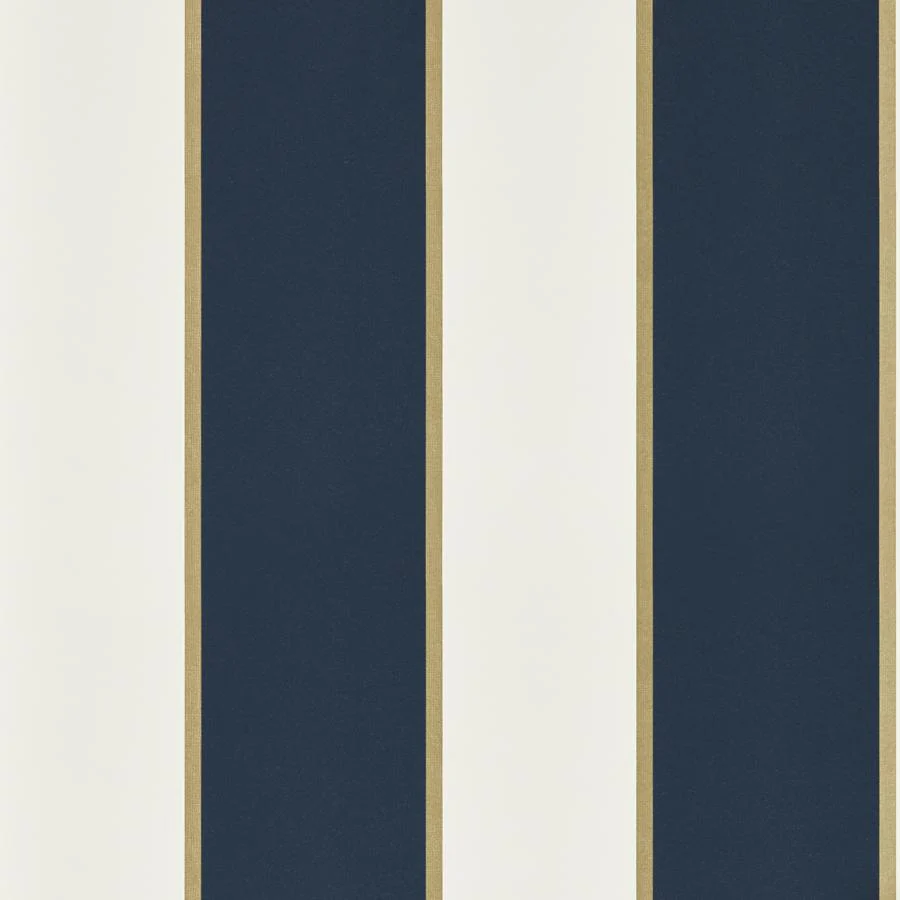 W0221/01 | Cosmopolis, Blue Stripes - Clarke And Clarke Wallpaper