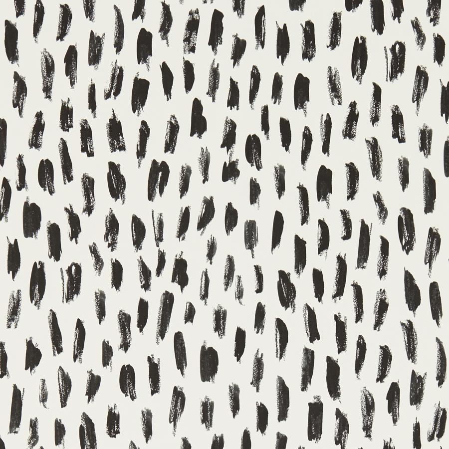 W0226/02 | Loxley, Black Abstract - Clarke And Clarke Wallpaper