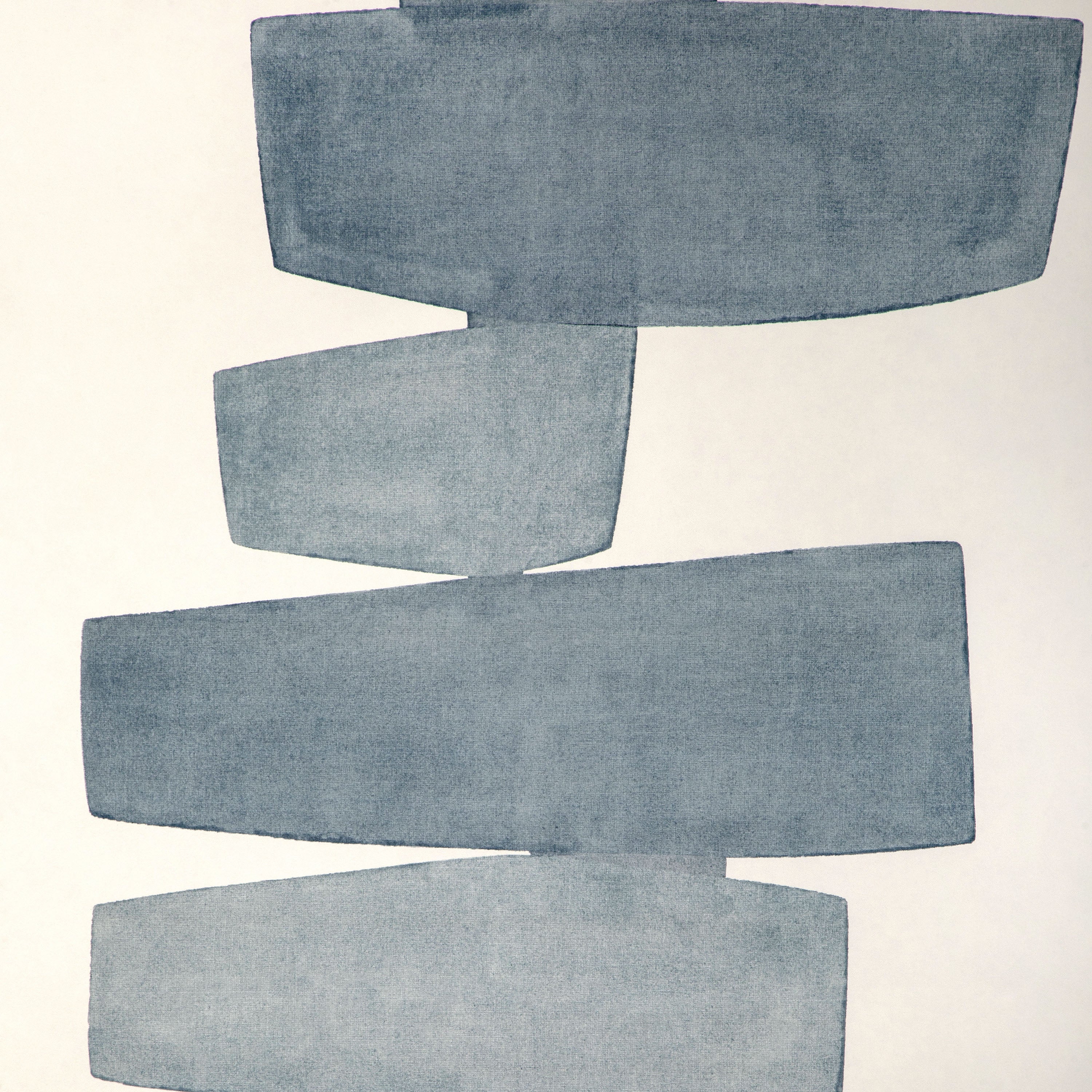 W4266-52 | Stacked Wp, Slate Modern - Kravet Couture Wallpaper - W4266.52.0