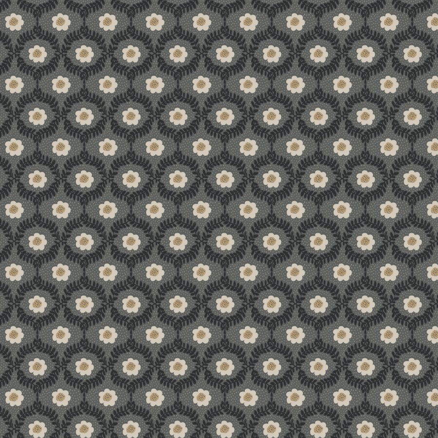 W4292-84 | Kravet Design, Gold Floral - Kravet Design Wallpaper - W4292.84.0