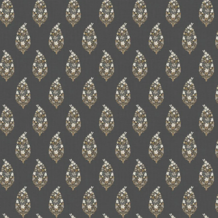 W4294-840 | Kravet Design, Gold Paisley - Kravet Design Wallpaper - W4294.840.0