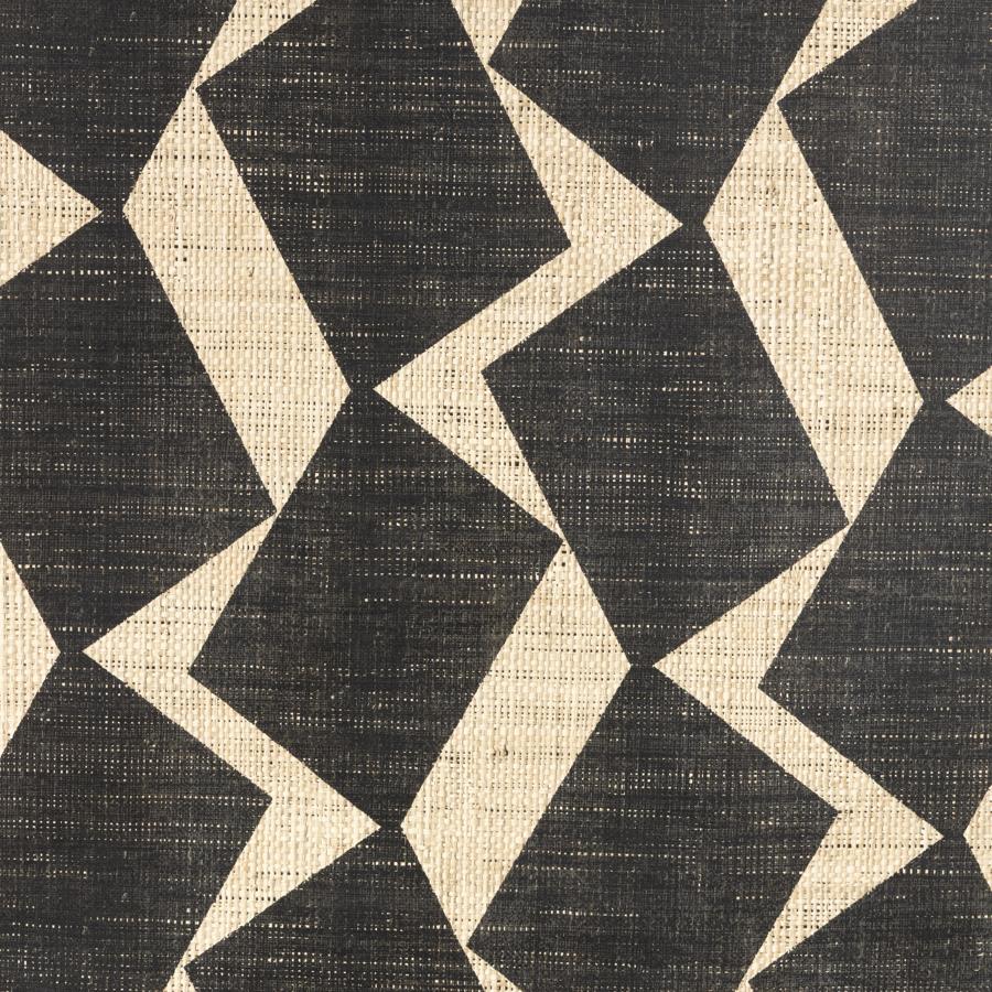W4321-84 | Kravet Design, Black Geometric - Kravet Design Wallpaper - W4321.84.0