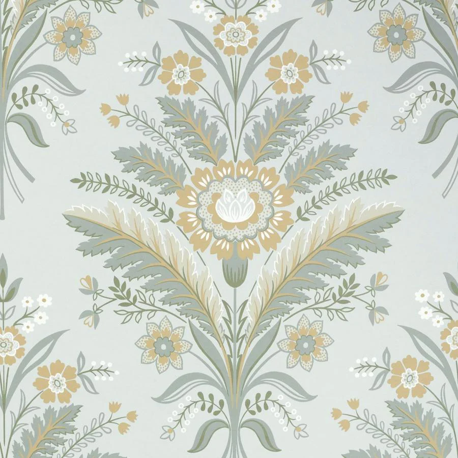 W4328-411 | Kravet Design, Yellow Botanical - Kravet Design Wallpaper - W4328.411.0