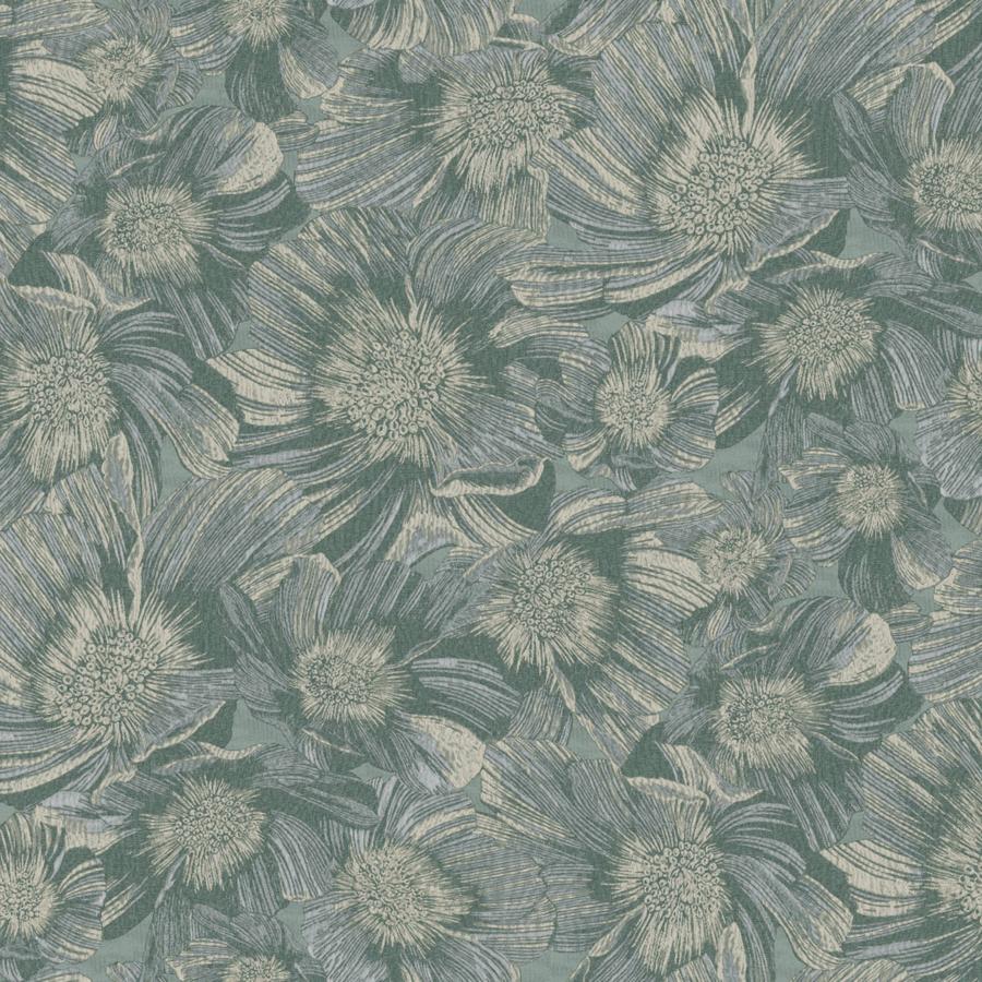 W4350-1315 | Anemoni Wp, Blue Botanical - Kravet Couture Wallpaper - W4350.1315.0