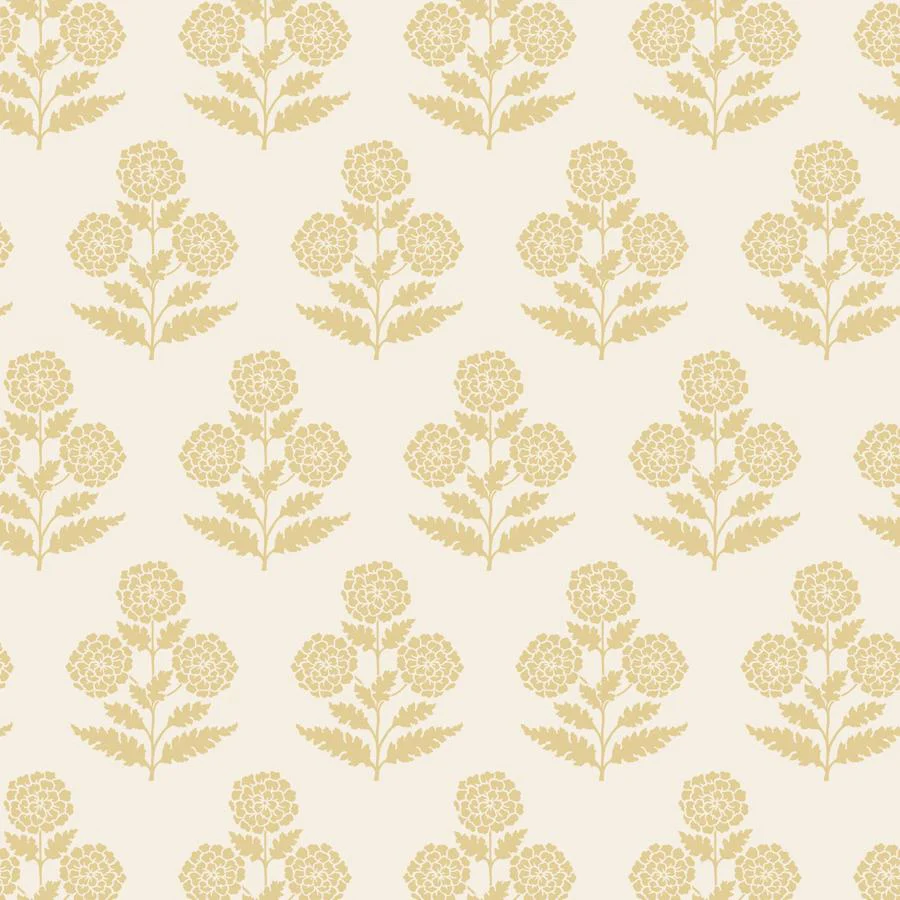 W4494-16 | Kravet Design, Yellow Botanical - Kravet Design Wallpaper - W4494.16.0