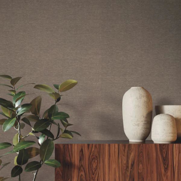 Ygl7014 | Natural Palette Resource, Linen Levels Portabella - Ronald Redding Wallpaper - Image 2